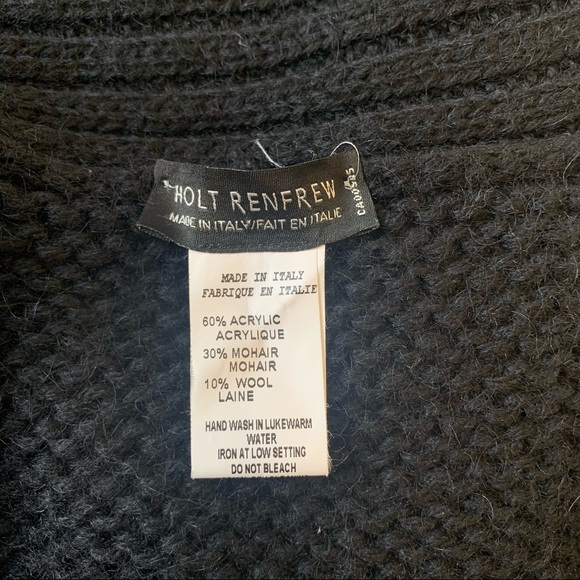 Holt Renfrew mohair cardigan - Picture 4 of 4
